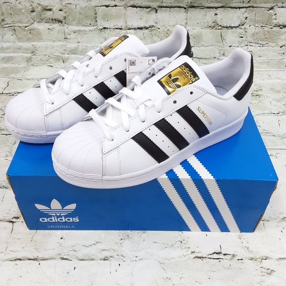 Adidas Originals Womens Superstar White Black New! - Picture 3 of 6